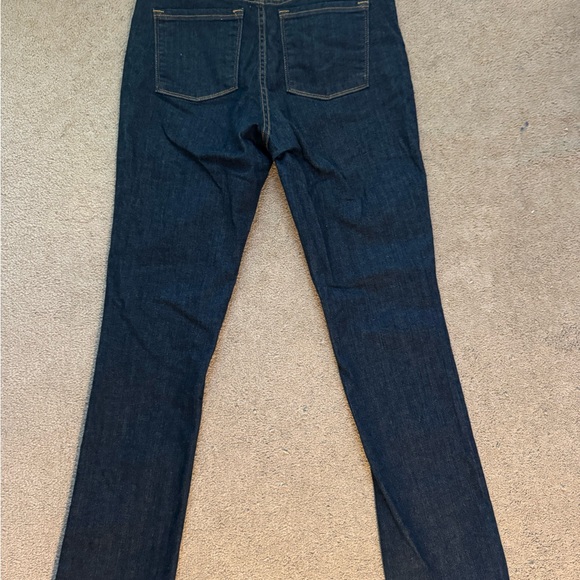 L.L. Bean Dark Blue Straight Leg Jeans - Picture 2 of 3